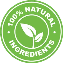 100% natural ingredients