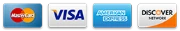 Accepted payment cards: Visa, Mastercard, American Express, Discover